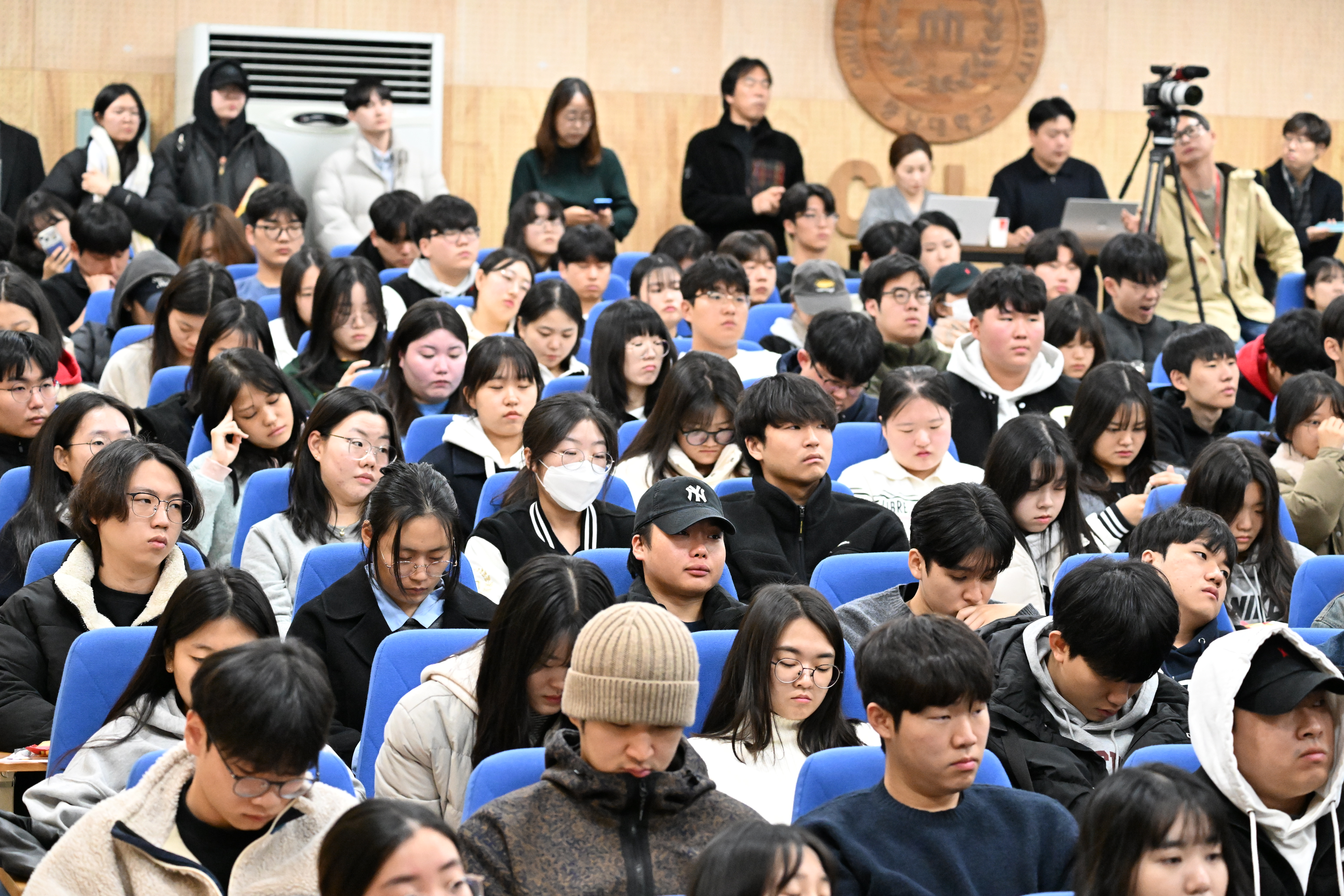 김태흠 도지사는 19일 충남대학교 농업생명과학대학 1호관 제1강당에서 충남이 이끄는 미래, 농업, 농촌의 힘쎈 도전이라는 주제로 특강을 가졌다. 관련사진 8