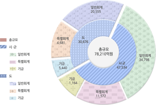 2005년도 재정규모